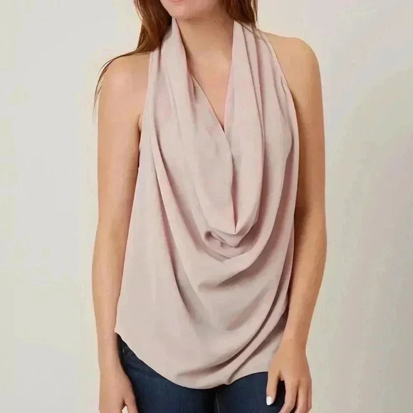 FATE Chiffon Tank Top Size Small cranberry - Picture 2 of 3